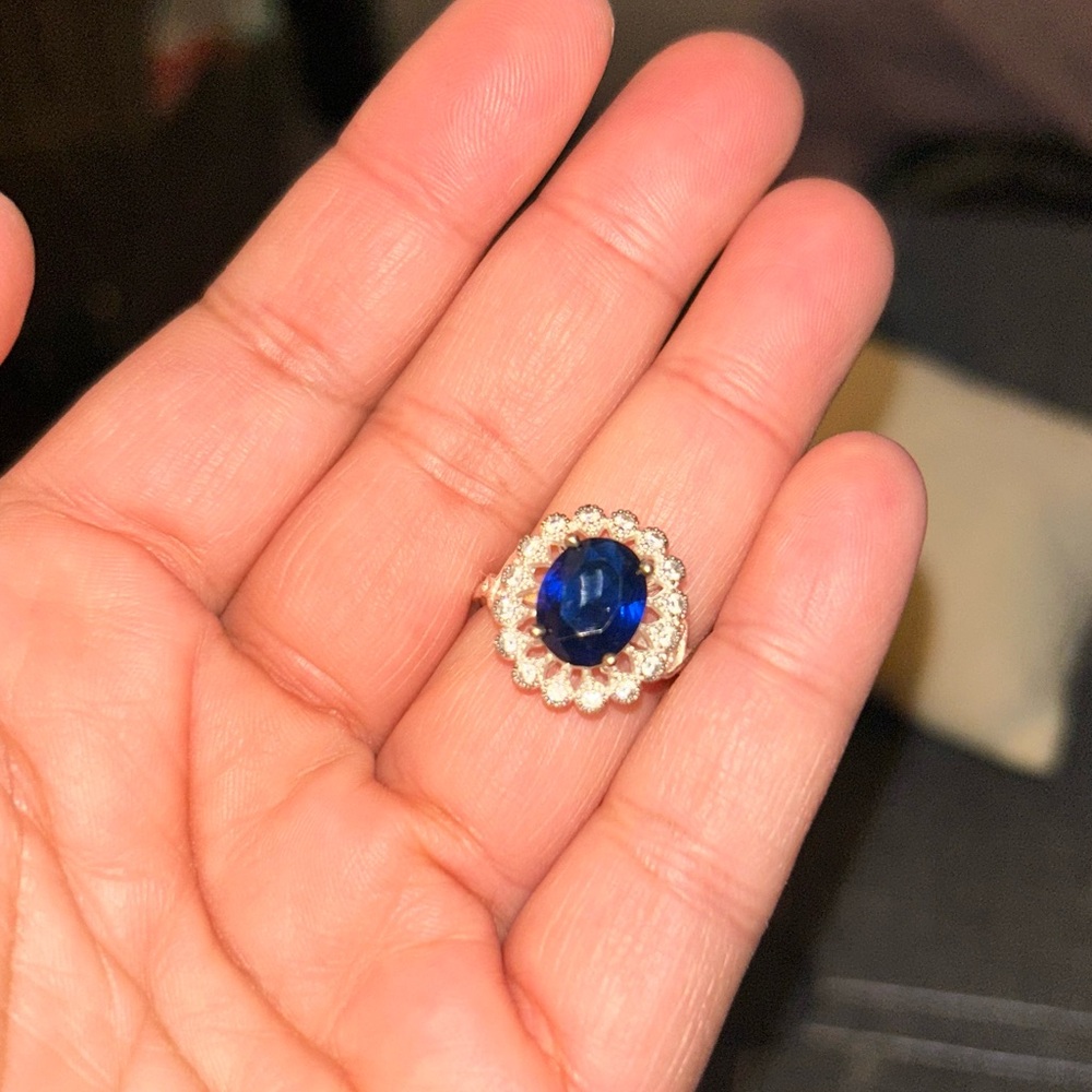 Blue Gemstone Ring
